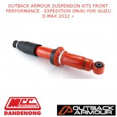 OUTBACK ARMOUR SUSPENSION KITS FRONT - EXPEDITION (PAIR) FITS ISUZU D-MAX 2012 +